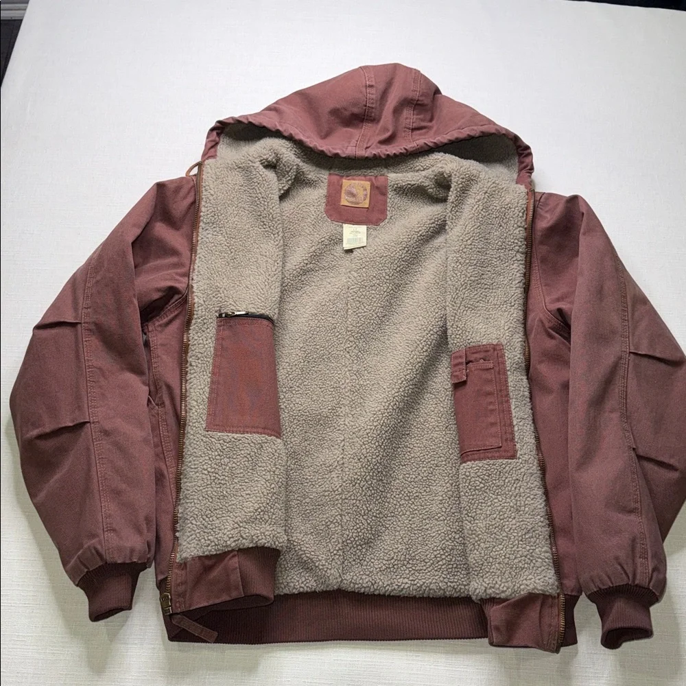 Berne Sherpa Lined Hooded Workwear Jacket
